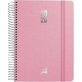 Agenda Anual (2026) Grafoplas Fancy Espiral Tapa Extradura Con Goma A5 210X150 D/P Rosa Pastel Precio: 14.7899994. SKU: B1D5F3DXSW