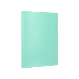 Liderpapel Dossier Uñero Polipropileno DIN A4 Verde Manzana Opaco Capacidad 20 Hojas