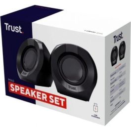 Trust Altavoces 2.0 Polo 8W RMS USB Control Volumen Negro