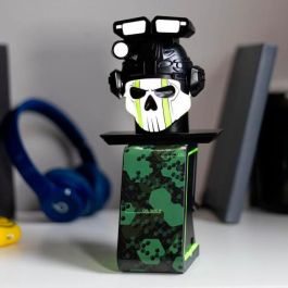 Cable Guy Ikon Soporte Sujeción Figura Call of Duty 20cm para Mandos PS5/Xbox y Auriculares, con Carga USB