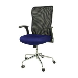 Silla Piqueras Y Crespo Minaya Brazos Retractiles Mecanismo Basculante Ergonomica Respaldo Malla Transpirable Negra Y Asiento Tapizado En Tejido 3D Azul Precio: 186.49999951. SKU: S5702336