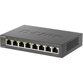 D-Link DGS-1008P/E Switch de Sobremesa 8 Puertos Gigabit Ethernet (4 con Power over Ethernet), Sin Ventilador