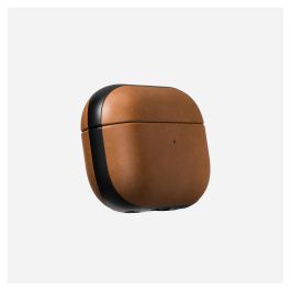 Nomad Modern Leather Case English Tan - Funda de Cuero para AirPods Pro 2 - Compatible Apple - Color Marrón