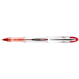 Uniball UB-200 Vision Rotulador Roller Tinta Líquida Punta de Acero Inoxidable 0,8 mm Trazo 0,6 mm Rojo Unidad