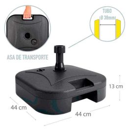 Color Baby Soporte Parasol Plástico 19 kg D3,8 cm 44.5x44.5x12.5 cm