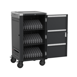Ewent EW1700 Carro de Carga y Gestión para 30 Portátiles, Tablets, Chromebooks hasta 17" con Carga Inteligente y Seguridad Negro/Gris Precio: 654.50000011. SKU: B1K29MMW55