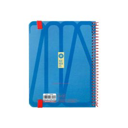 Agenda Espiral Antartik Bold A6 2025 Semana Vista Color Azul Papel 80 gr