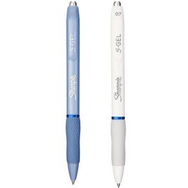 Sharpie Bolígrafo S-Gel Fashion Tinta Azul Punta Media 0.7 mm, Cuerpo Blanco y Celeste (Set de 12) (Set de 12) Precio: 13.89000019. SKU: S8422778