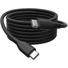 Digitus Cable USB 2.0 Tipo C a C de Silicona, 2m, Negro