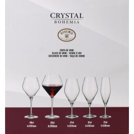Bohemia Set de 6 Copas de Vino 610cc Colección Galaxia (4 Cajas)