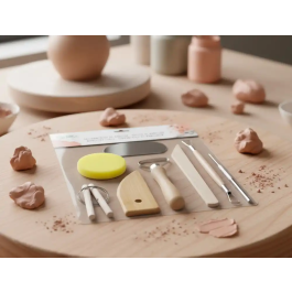 Liderpapel Pack 8 Herramientas Surtidas para Modelar, Certificado FSC