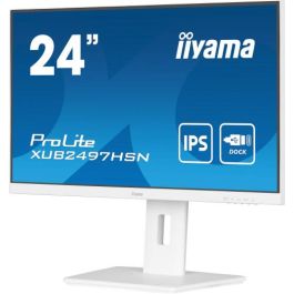 Iiyama ProLite XUB2497HSN-W2 Monitor 24" Full HD IPS, USB-C Dock, RJ45, Ajustable, Blanco Iiyama ProLite XUB2497HSN-W2 Monitor 24" Full HD IPS, USB-C Dock, RJ45, Ajustable, Blanco