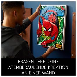 LEGO Art The Amazing Spider-Man 31209, Juego de Construcción de Arte con Mosaico, 2099 Piezas, para Adultos, 18+