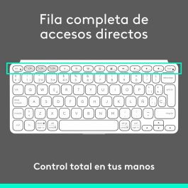 Teclado Logitech 920-012974 Blanco Gris QWERTY