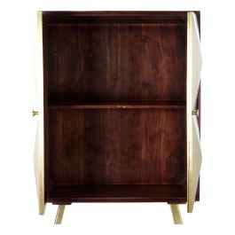 Aparador Glam DKD Home Decor Marron Oscuro Dorado 43 x 156.5 x 84 cm Aparador Glam DKD Home Decor Marron Oscuro Dorado 43 x 156.5 x 84 cm