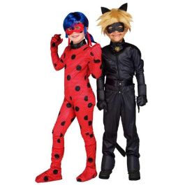 My Other Me Disfraz Ladybug Talla 9-11 Años con Mono, Guantes, Cubre Botas, Antifaz, Peluca, Yo-Yo y Pendientes