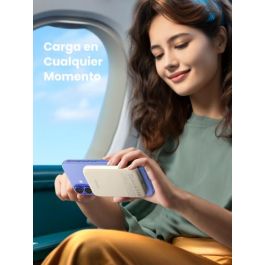 UGREEN 25207 Batería Externa 5000 mAh Cargador Inalámbrico Magnético PD15W USB-C Negro