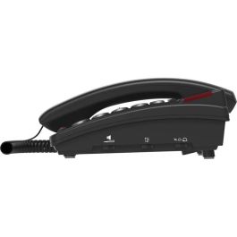 amplicomms BigTel 50 Alarm Plus Duo Teléfono Analógico con Identificador de Llamadas y Botones Grandes Gris Oscuro