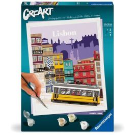 Ravensburger 25522 Creart Serie Trend C Lisboa - Kit Pintar por Números para +12 años