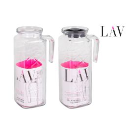 Lav Jarra con Tapa 1.2L Line - 12.5x8x24 cm (6 Unidades) Lav Jarra con Tapa 1.2L Line - 12.5x8x24 cm (6 Unidades)