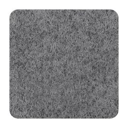 Herrajes Alk C100 Fieltro Adhesivo Cuadrado Gris 100mm - Antideslizante y Protector para Muebles y Suelos (Pack 6 Unidades)