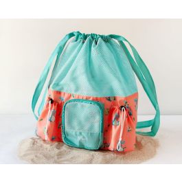 KioKids Bolso Mochila Playa Happy Summer Naranja Cocodrilos 10L Poliéster Transpirable Anti-Arena Ligera Bebés +0 Meses con 3 Bolsillos Precio: 9.5000004. SKU: B13HKKD7WR