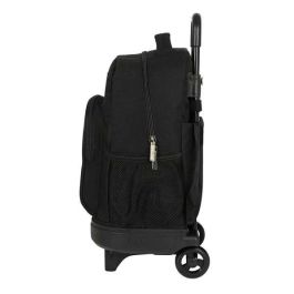 Mochila Escolar con Ruedas Safta Surf Negro (33 x 45 x 22 cm)