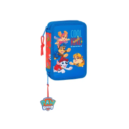 Plumier Doble The Paw Patrol Cool Azul Rojo 12.5 x 19.5 x 4 cm 29 Piezas Precio: 22.49999961. SKU: B1GVZ884SF