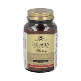SOLGAR Ácido Fólico (Folacín) 400Mcg. 250 Comprimidos. Suplemento para Células Nuevas. Apto para Veganos. Precio: 16.6899997. SKU: B1JQ4NCZLY