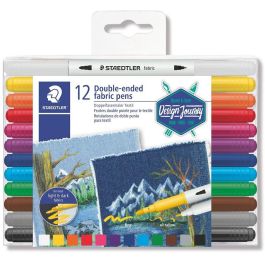 Staedtler Estuche de plástico con 12 marcadores, colores surtidos 3190 TB12 Precio: 17.5000001. SKU: B1EWANLN7G