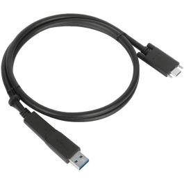 Targus ACC1133GLX Cable USB-C a USB-C de 1m con Adaptador USB-A, Negro