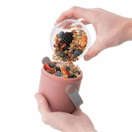 Berghoff 3950122 Recipiente Dual para Evitar que los Ingredientes se Empapen Manteniéndolos Crujientes Hasta el Momento de Comer