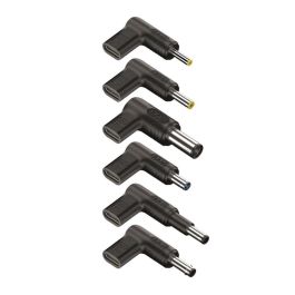 NGS BUD-H Pack 6 Clavijas de Alimentación Adaptadoras DC para Portátil HP, Compatibles con Cargador USB-C, Conectores Variados