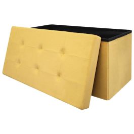 Banco-Puf Plegable Amarillo Home Deco Factory Precio: 30.50000052. SKU: B199TKQE9A