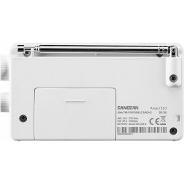Radio Portátil Sangean SR-36 Blanco