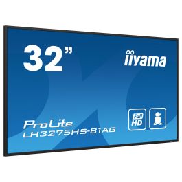Iiyama ProLite LH3275HS-B1AG - Monitor Digital Android 11 de 32" Full HD IPS Panel 500 cd/m², Orientación Horizontal/Vertical, 24/7, Wi-Fi, LAN, HDMI, DisplayPort, USB