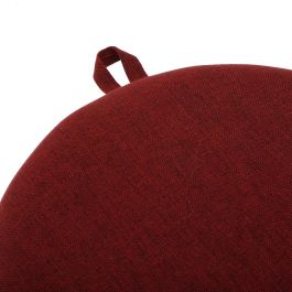 Set 2 Puffs Marsala Con Bandeja Versa 39X44CM Set 2 Puffs Marsala Con Bandeja Versa 39X44CM