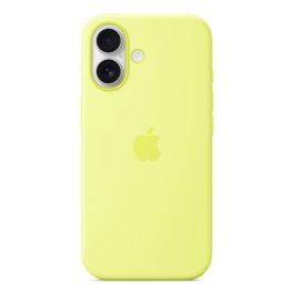 Apple MGEV4ZMA Funda de silicona con MagSafe para iPhone 17 - Amarillo neón