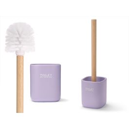 Berilo Escobillero Liso Lila de Plástico 9x37x9 cm - Diseño Moderno para Baño (6 Unidades) Precio: 52.5000003. SKU: B17D6NY9K6