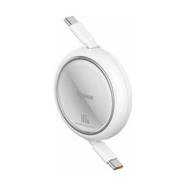 Baseus Free2Draw Cable de Carga Retráctil y Extensible USB Tipo-C a Tipo-C 100W PD, Blanco, 1 m, 480 Mbps Precio: 35.50000003. SKU: B1JF4ZF86H