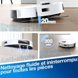 Aspiradora robot ECOVACS DEEBOT N20 PLUS, tecnología PureCyclone con depósito de polvo sin consumibles, 8000 Pa Aspiradora robot ECOVACS DEEBOT N20 PLUS, tecnología PureCyclone con depósito de polvo sin consumibles, 8000 Pa