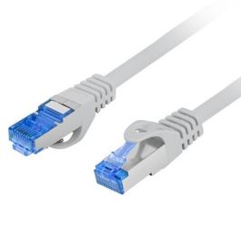 Lanberg Latiguillo de Red S/FTP Cat.6A LSZH 10 Gigabit Ethernet 500MHz para Racks 25cm Gris