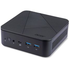 Acer 12N0U Barebone Veriton Vn1502 gr Mini PC Negro Intel N100 DDR4 M.2 SSD Wi-Fi 6 HDMI 2.1 DP 1.4a 5x USB 3.2 Gen 2 Sin SO
