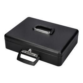 Caja Caudales Q-Connect 14,5-' 370x290x110 mm Con Portamonedas Y Bandeja Para Billetes