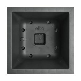 Elho ELH8711904499266 Jardinera Vivo Next Square 30 Negro, Ø 30xH 29 cm, uso interior/exterior, 100% reciclado