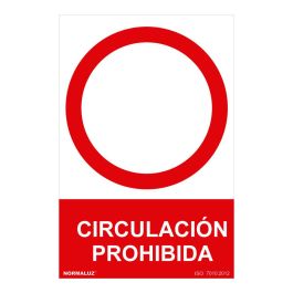 Normaluz Señal Circulación Prohibida PVC 0.7mm 30x40cm Precio: 3.50000002. SKU: B174YYW9RG