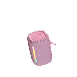 Forever Altavoz Bluetooth BS-10 LED Pink, 10W, RGB, IPX5, USB-C, TWS