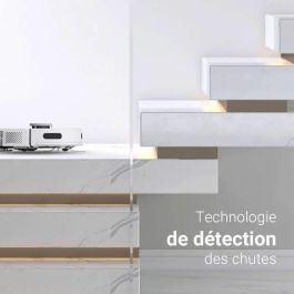 Ezviz EZV1701394370084 Robot Aspirador 4000 Pa Navegación LIDAR Evita Obstáculos Detección Alfombras