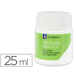 La Pajarita Pintura para Tela Blanco 25 ml Precio: 2.78999985. SKU: B18TWDQLGD