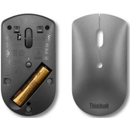 Lenovo Ratón Bluetooth 5.0 Silent, 2400 DPI Max, 61 g, Ratón Inalámbrico Ergonómico